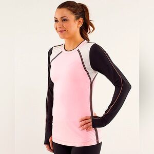 EUC Lululemon Run: Layer Me Long Sleeve Size 6/8